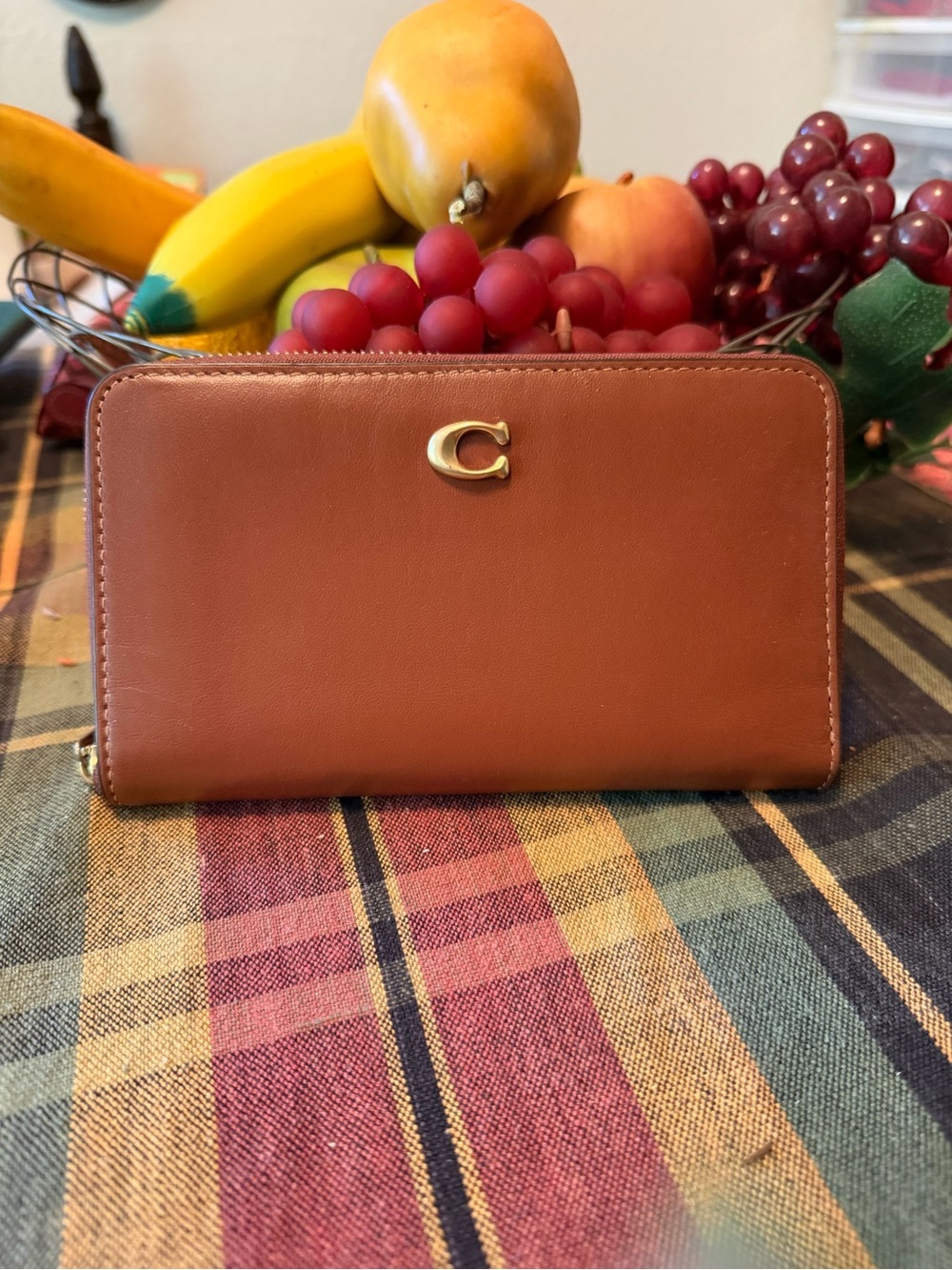 Coach Medium Zip Around Wallet